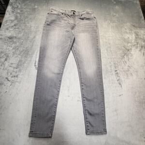 Banana Republic Sculpt Skinny Jeans Womens 29/8 Petite Gray Mid Rise Stretch